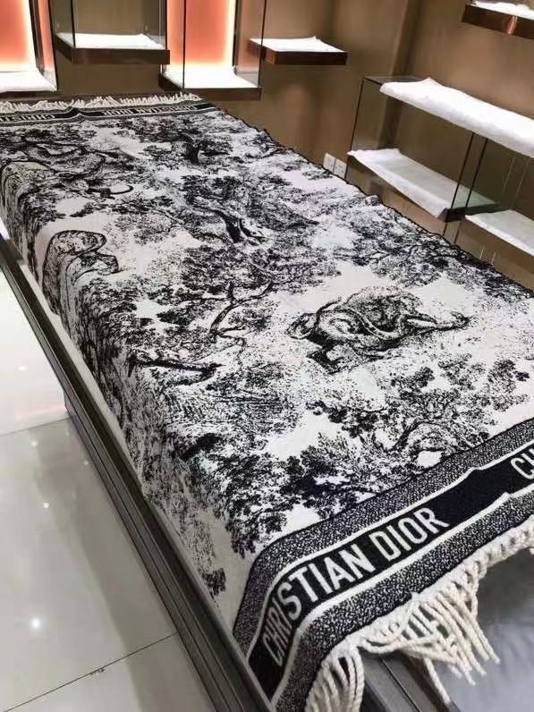 DI0R CD アニマルプリント カシミア スカーフ【50％割引+送料無料】