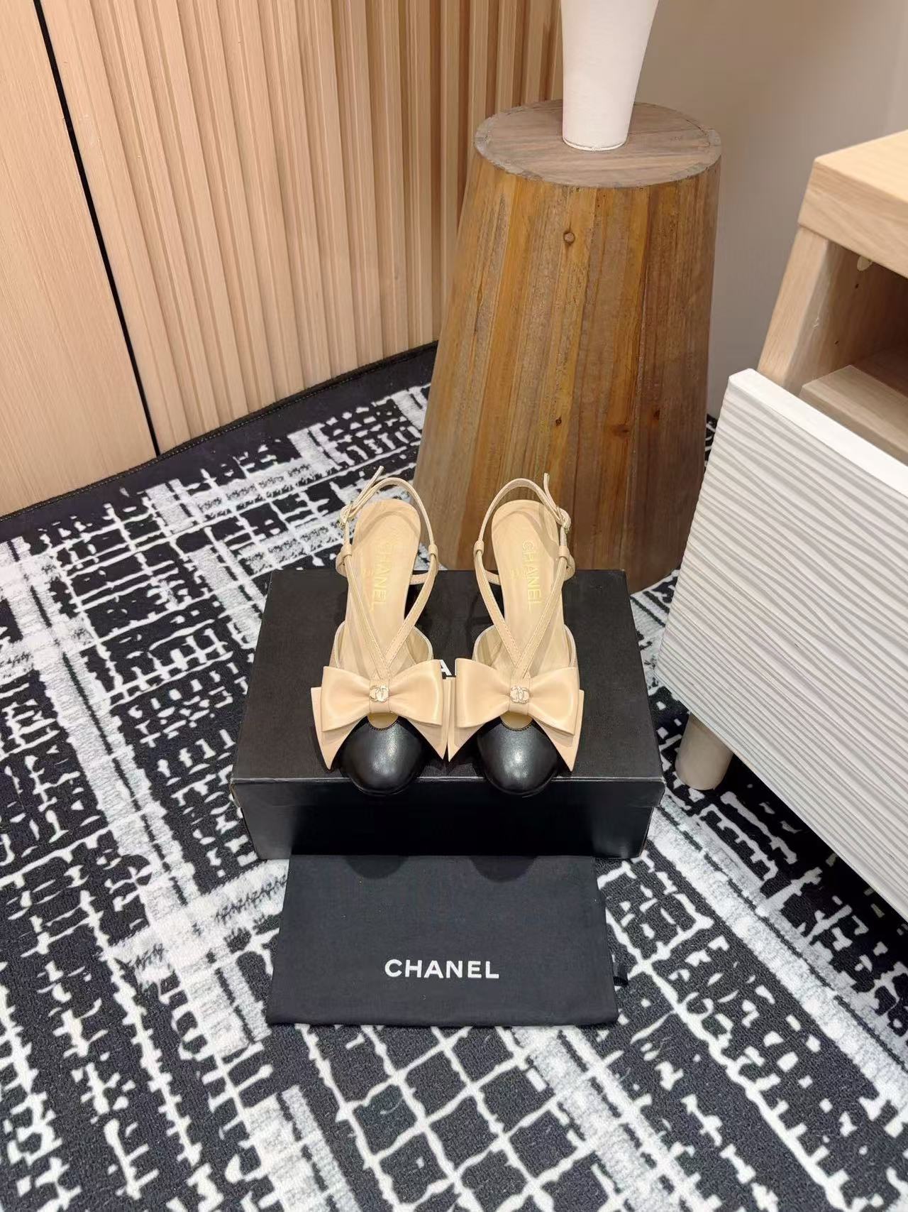 CHANE1 高品質バタフライ太ヒール靴【50％割引+送料無料】