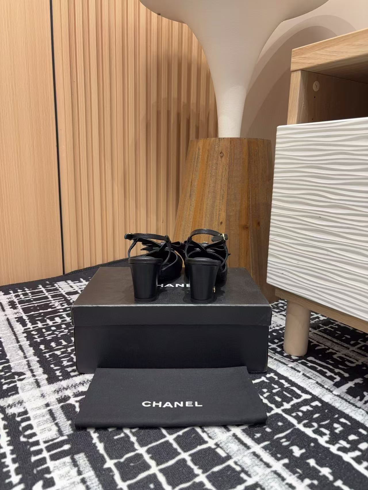 CHANE1 高品質バタフライ太ヒール靴【50％割引+送料無料】