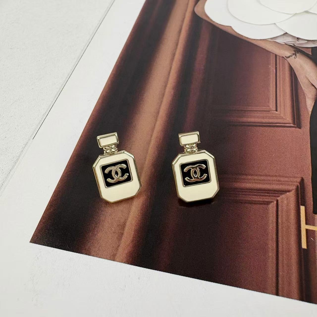 CHANE1 香水ボトル イヤリング【50％割引+送料無料】