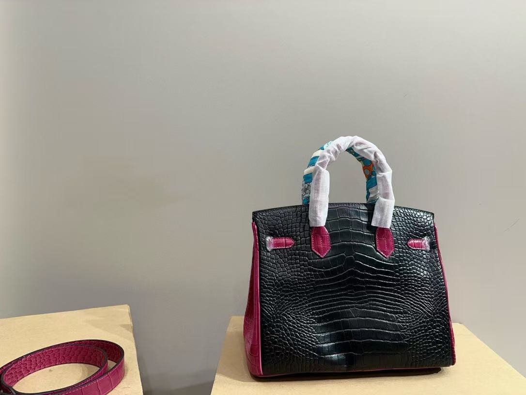 HERME5 クロコダイル柄kelly ハンドバッグ【50％割引+送料無料】