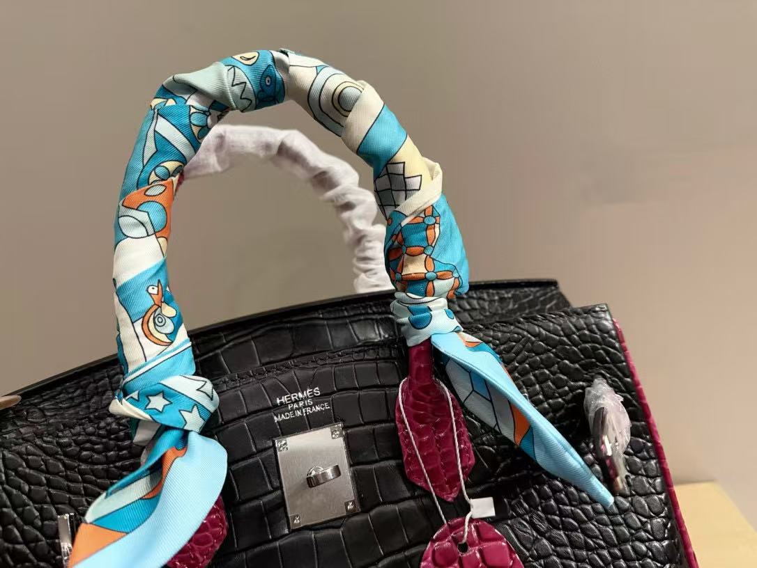 HERME5 クロコダイル柄kelly ハンドバッグ【50％割引+送料無料】