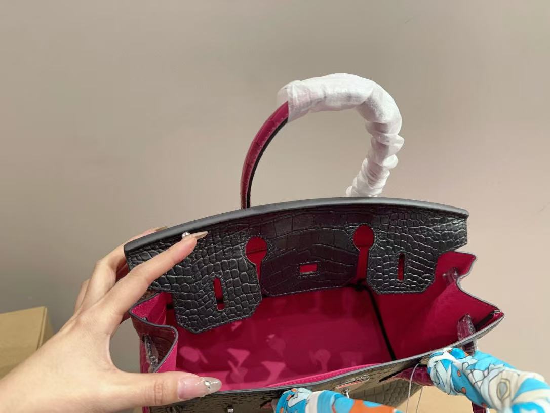 HERME5 クロコダイル柄kelly ハンドバッグ【50％割引+送料無料】