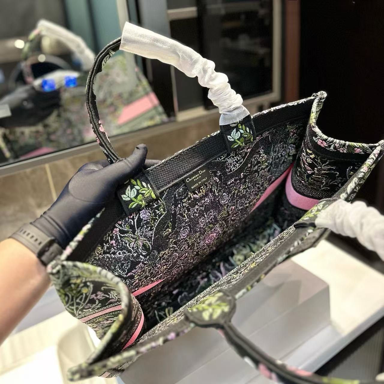 DI0Rプリントショッピングバッグ【50％割引+送料無料】