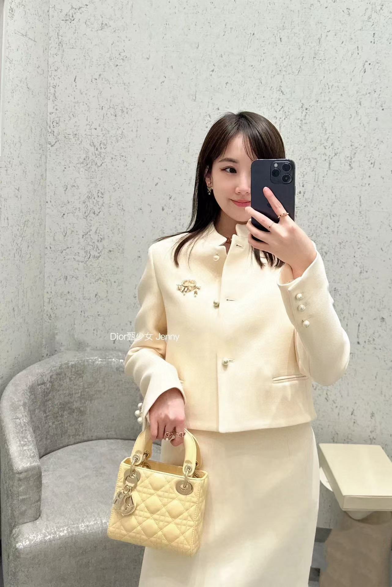 DI0R lady黄色のハンドバッグ【50％割引+送料無料】