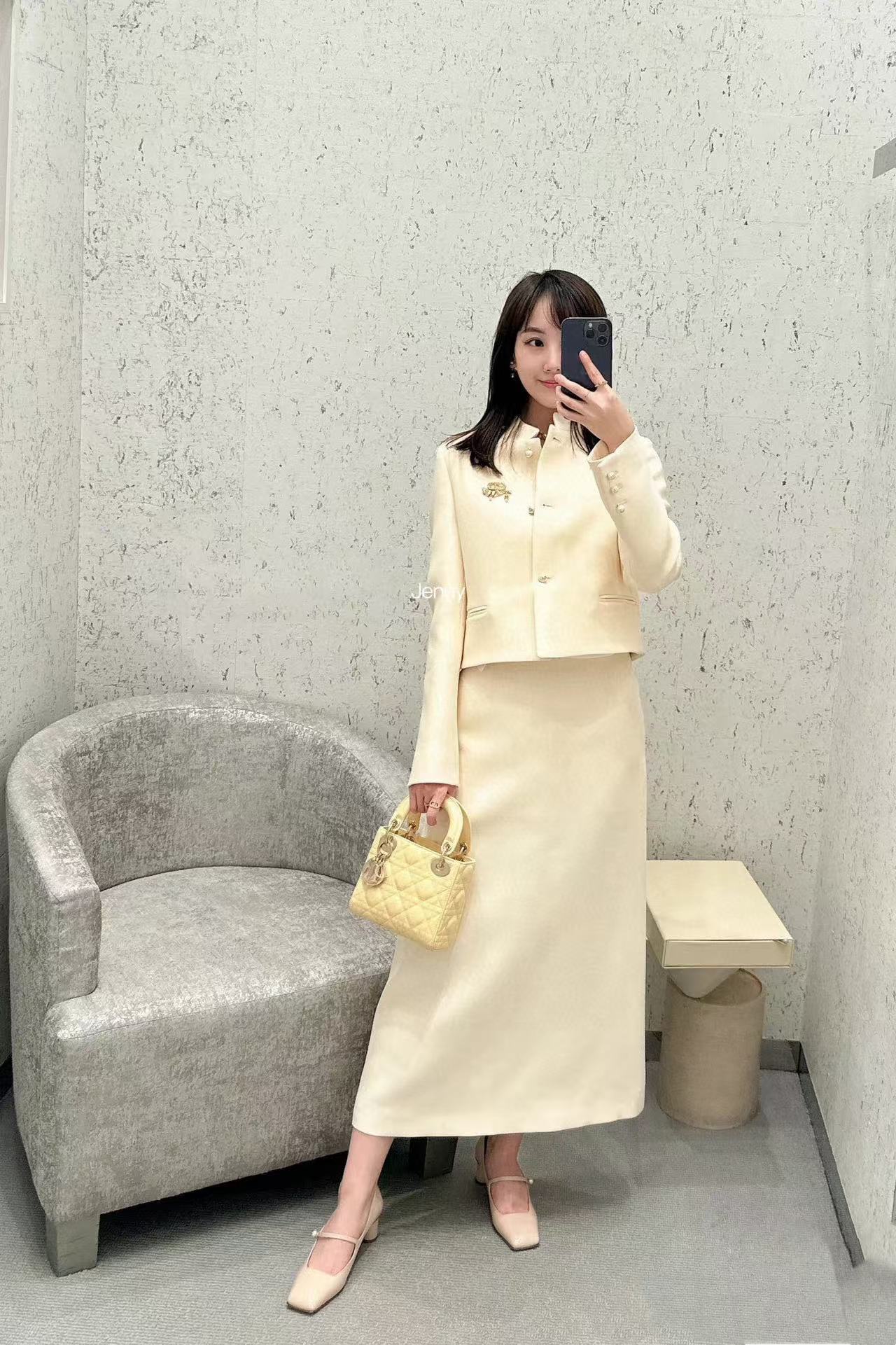 DI0R lady黄色のハンドバッグ【50％割引+送料無料】