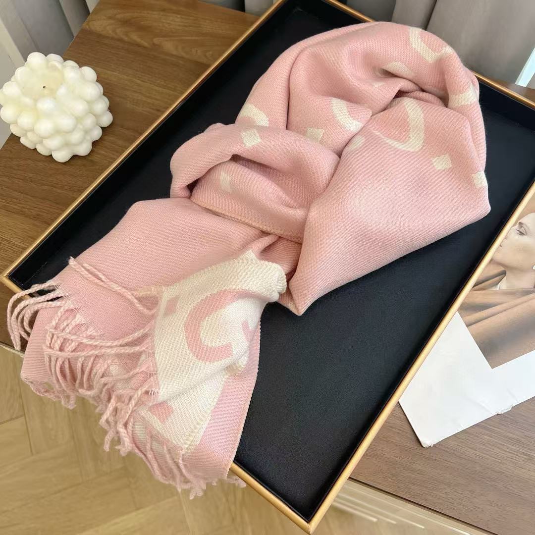 GUCC1 タッセルカシミヤスカーフ【50％割引+送料無料】
