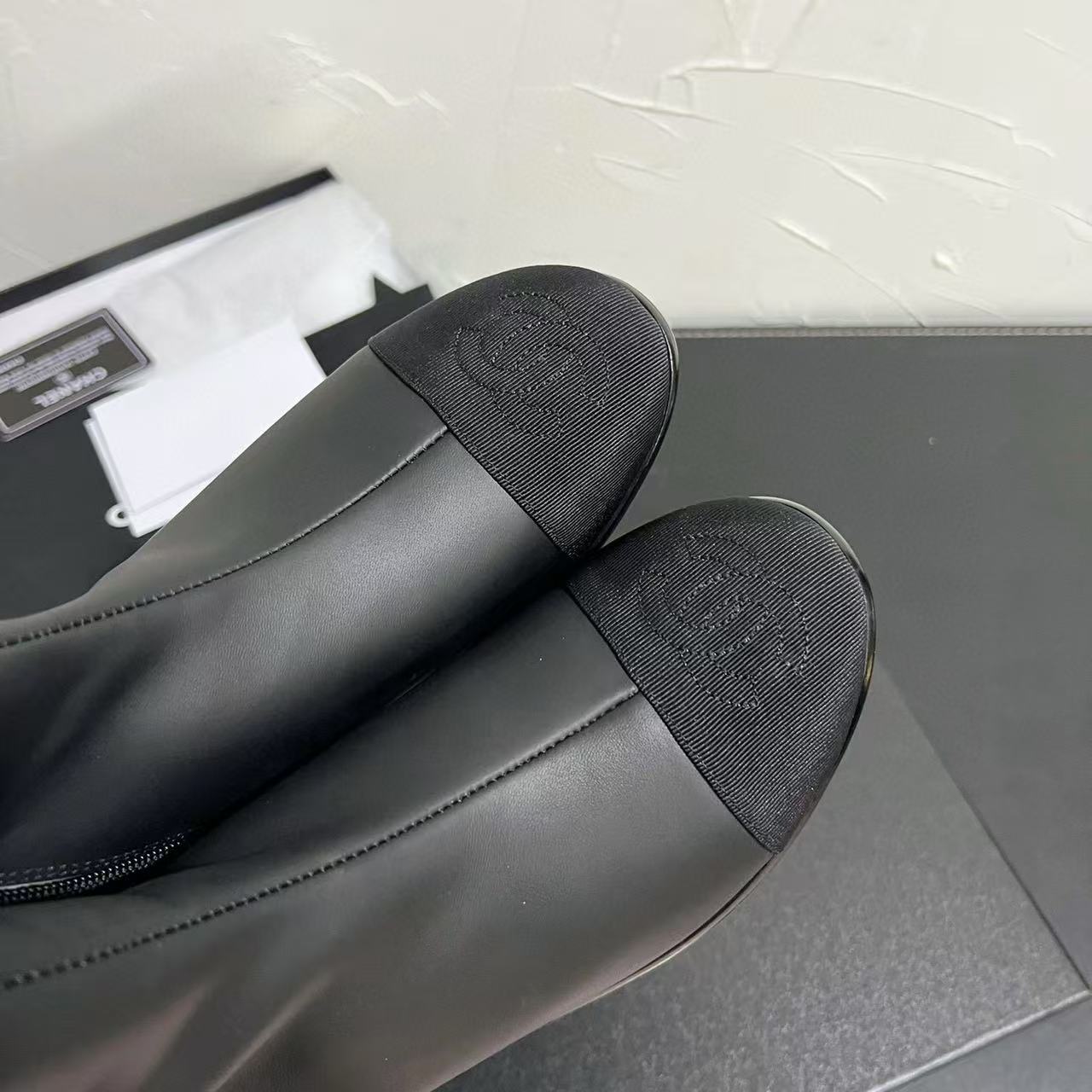 CHANE1高品質フラットアンクルブーツ【50％割引+送料無料】