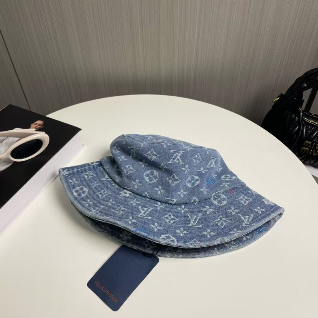 LVプリントデニムバケットハット【50％割引+送料無料】