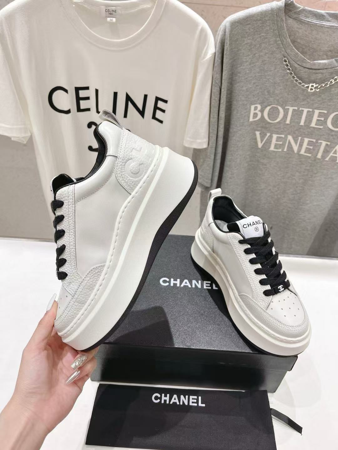 CHANE1 高品質厚底パンダシューズ【50％割引+送料無料】