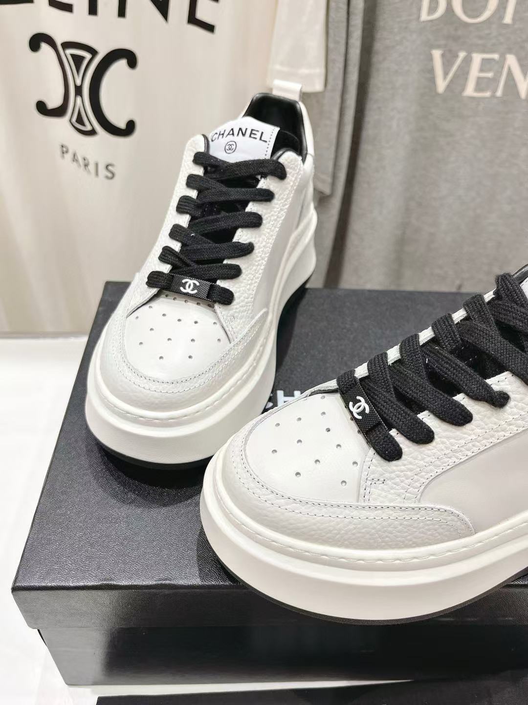 CHANE1 高品質厚底パンダシューズ【50％割引+送料無料】