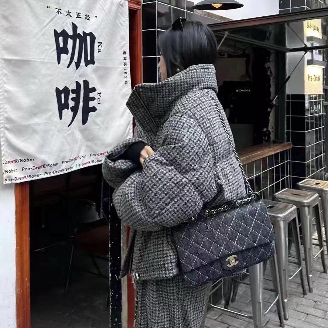 CHANE1 デニムチェーンバッグ【50％割引+送料無料】