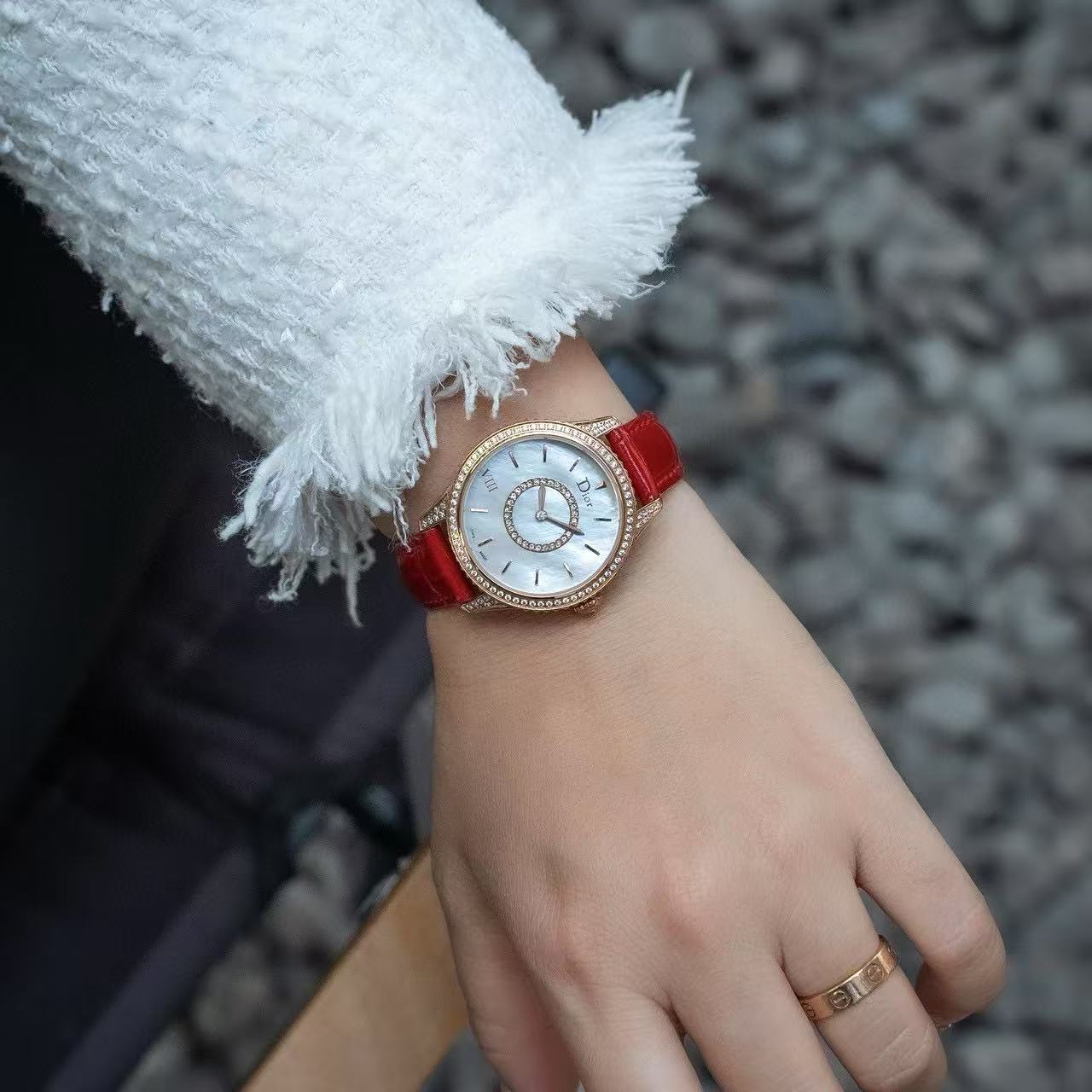 DI0R 高品質ダイヤモンドレディース腕時計【50％割引+送料無料】