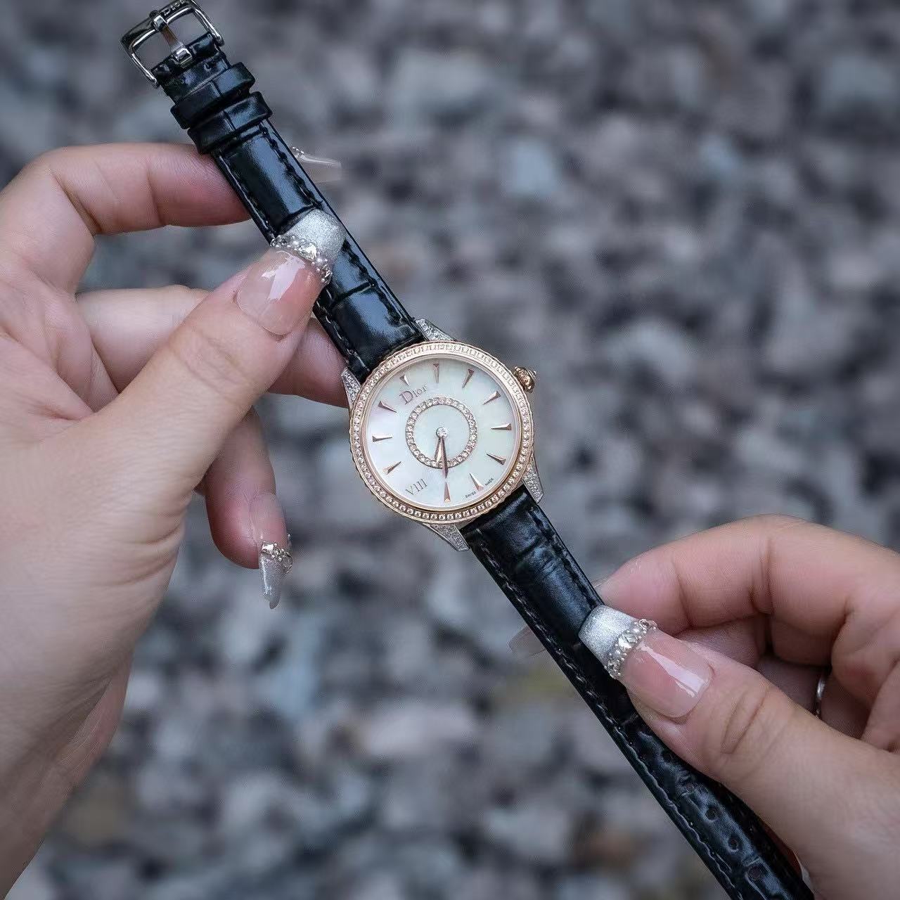 DI0R 高品質ダイヤモンドレディース腕時計【50％割引+送料無料】