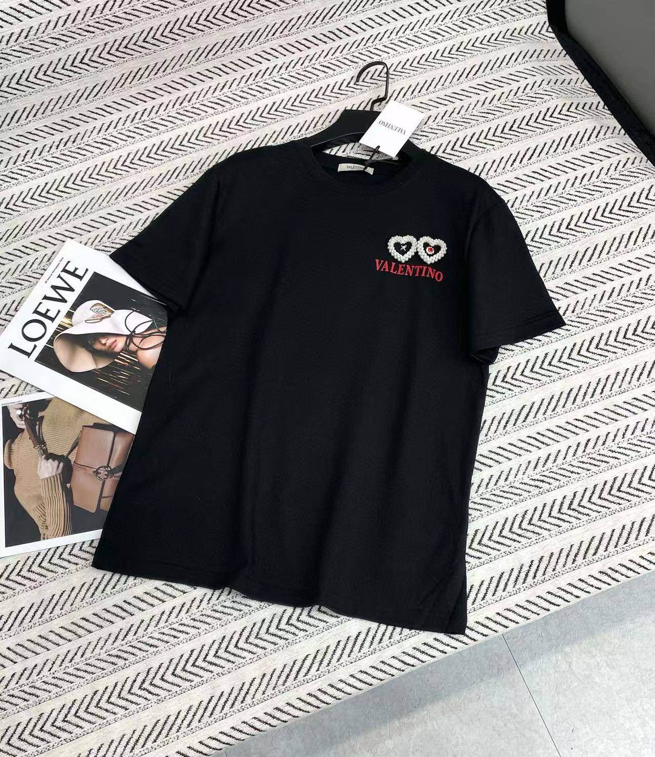 VALENTIN0 3DレターパールハートTシャツ【50％割引+送料無料】