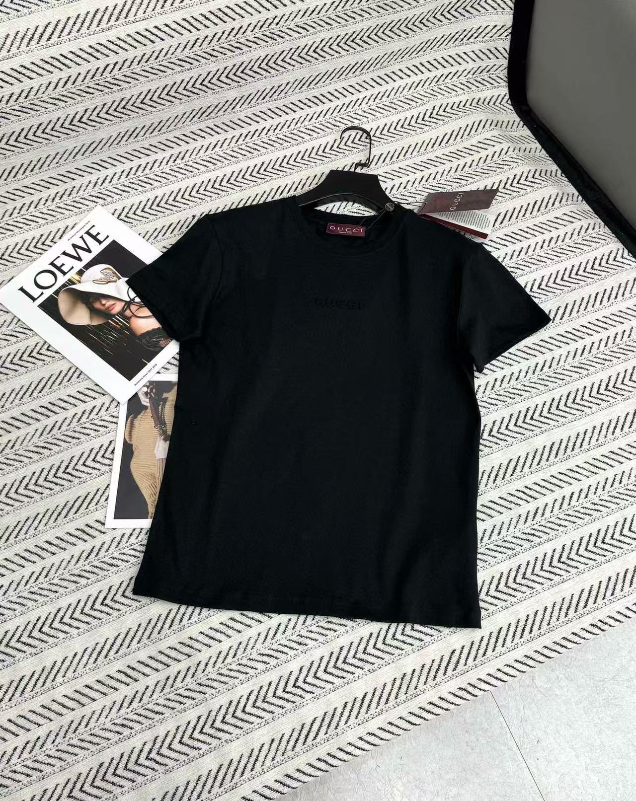 GUCC1 シンプル3DレターTシャツ【50％割引+送料無料】