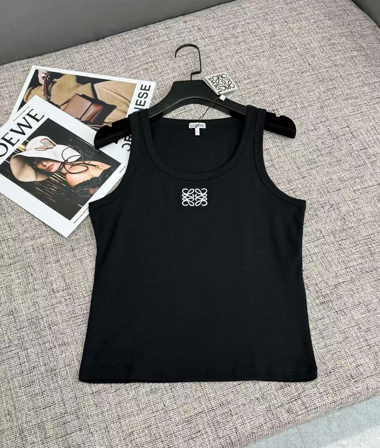 L0WEW 刺繍ロゴベスト【50％割引+送料無料】