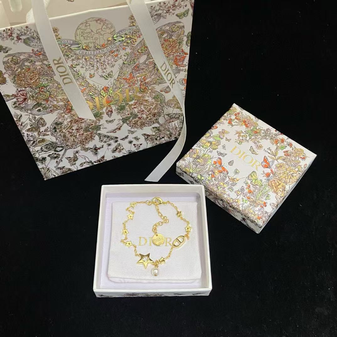 DI0R 五芒星パールブレスレット【50％割引+送料無料】