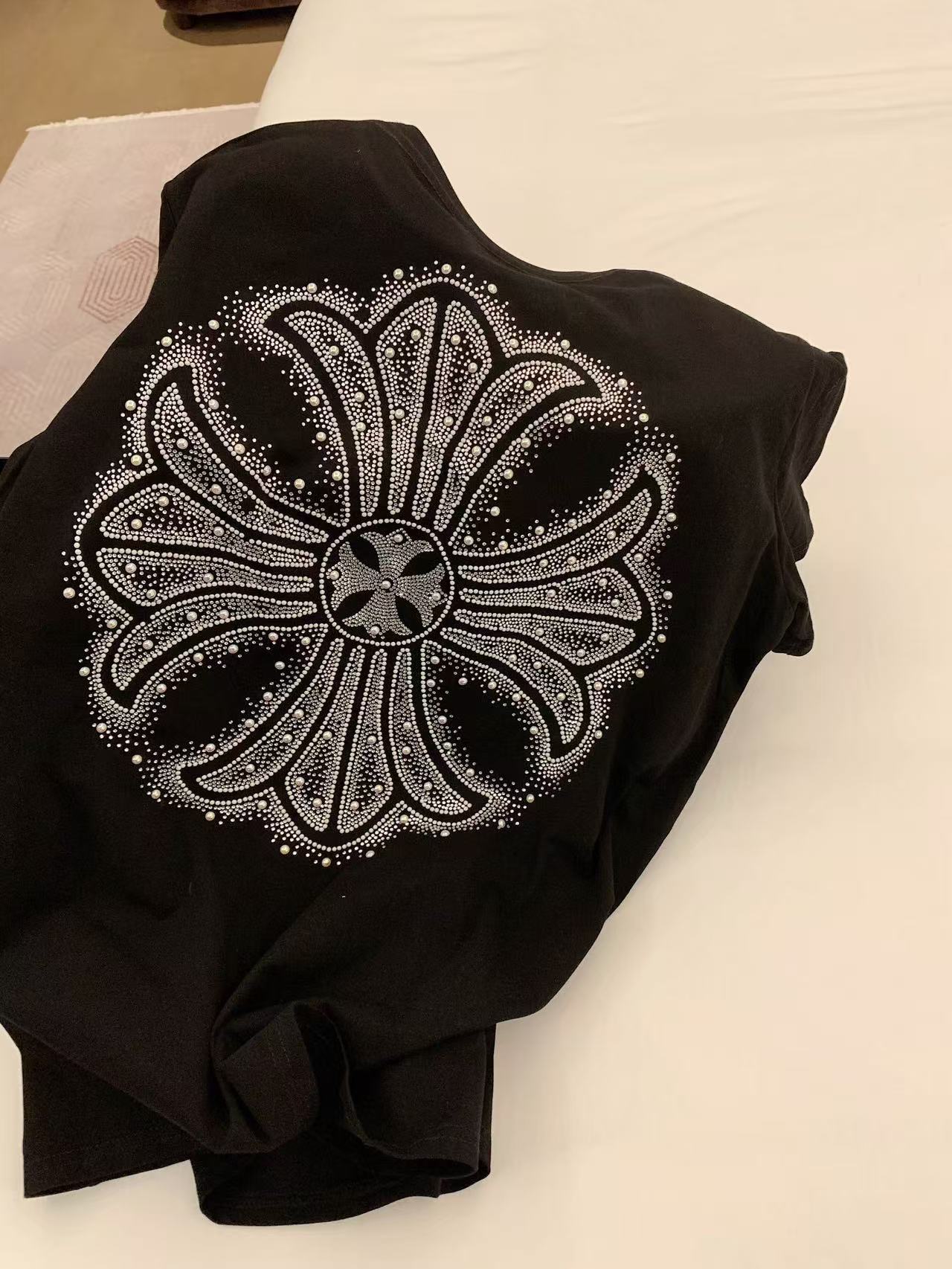 Chr0me HeartsパールクロスTシャツ【50％割引+送料無料】