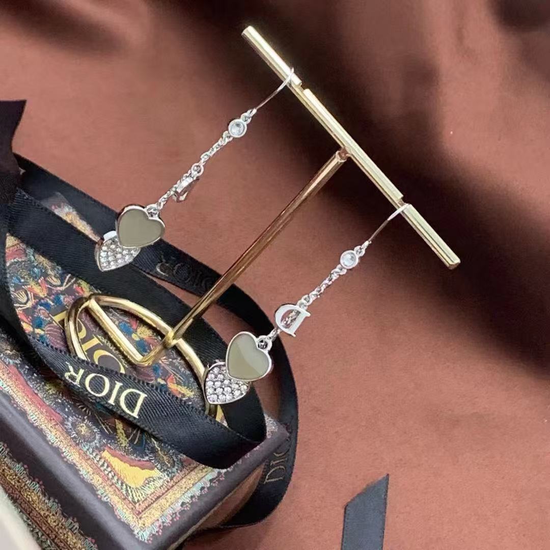 DI0R ハートピアス+ネックレス 2点セット【50％割引+送料無料】