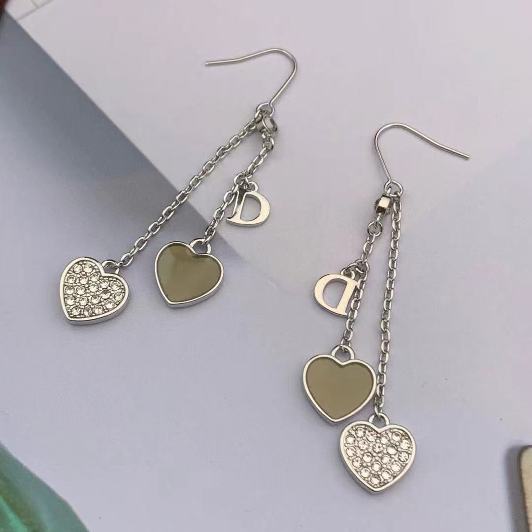 DI0R ハートピアス+ネックレス 2点セット【50％割引+送料無料】