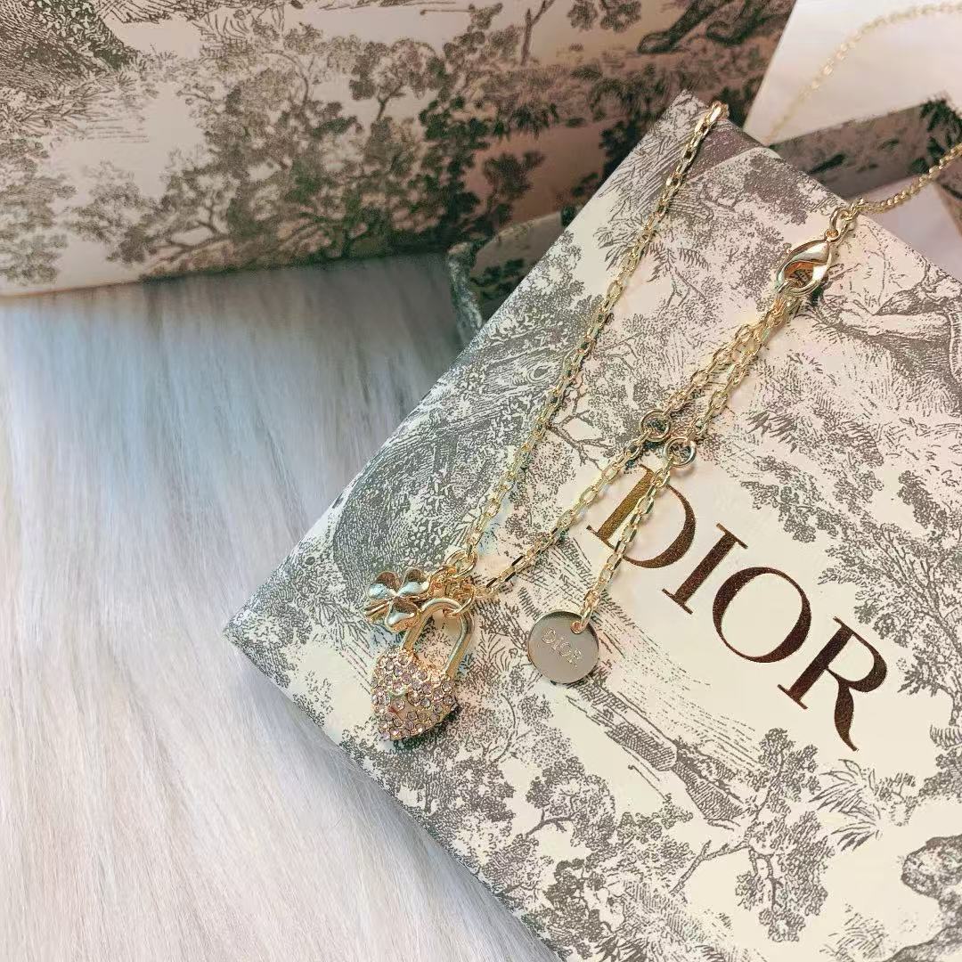 DI0R ダイヤモンド ハート ネックレス【50％割引+送料無料】