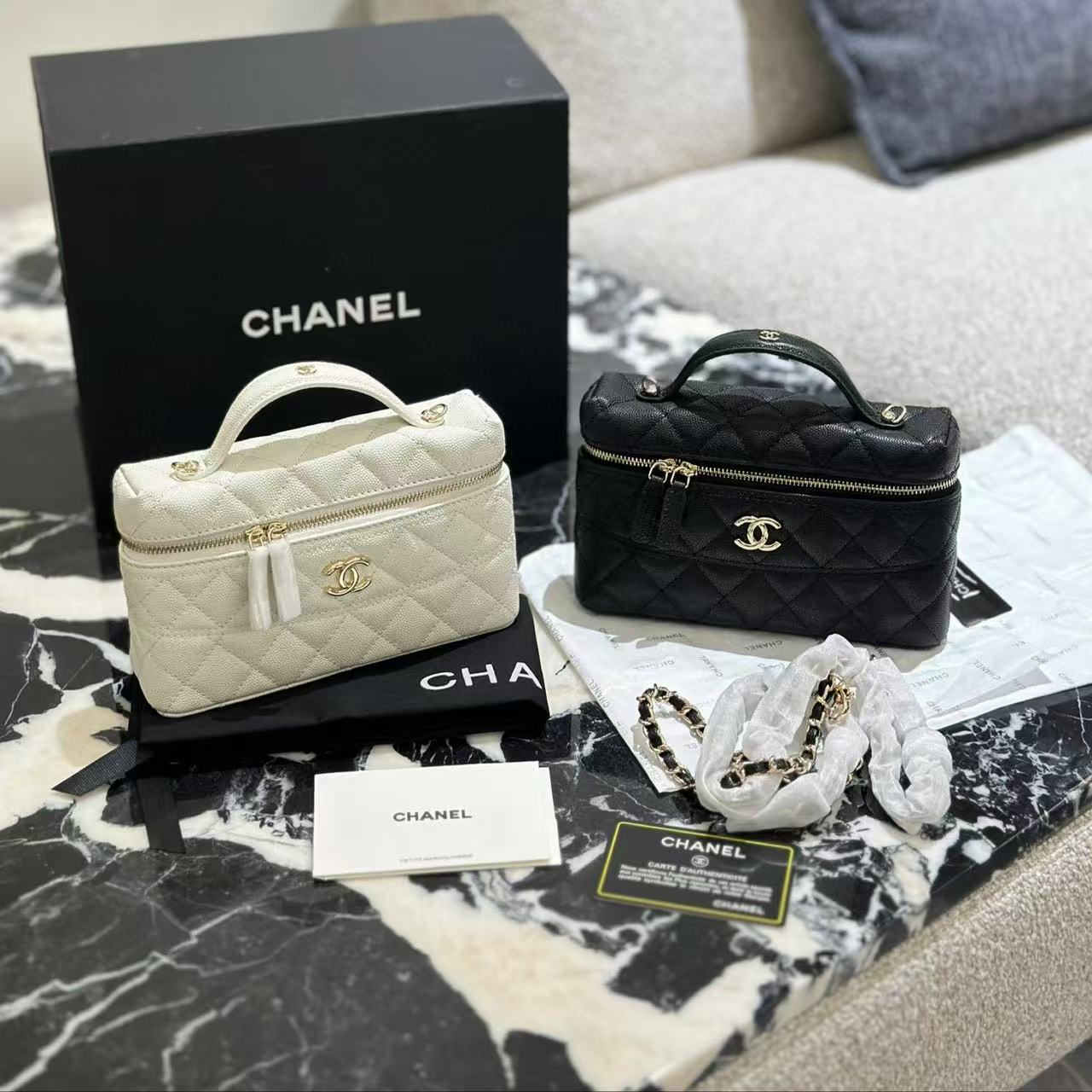 CHANE1 キャビアチェーンハンドバッグ【50％割引+送料無料】