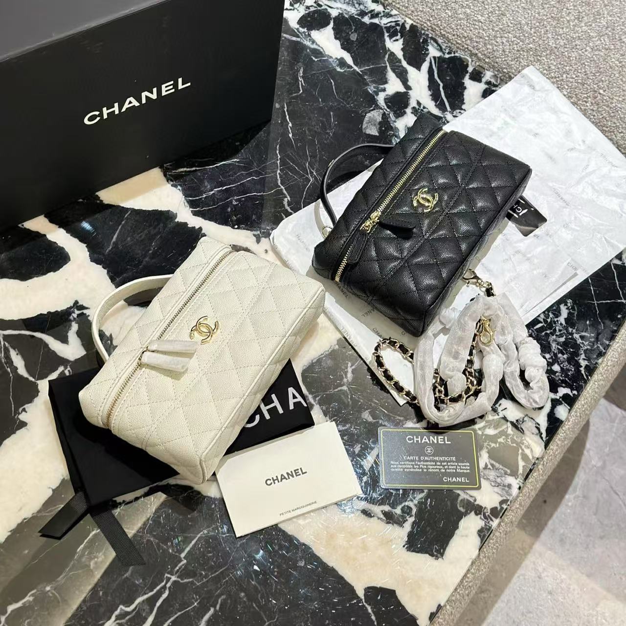 CHANE1 キャビアチェーンハンドバッグ【50％割引+送料無料】