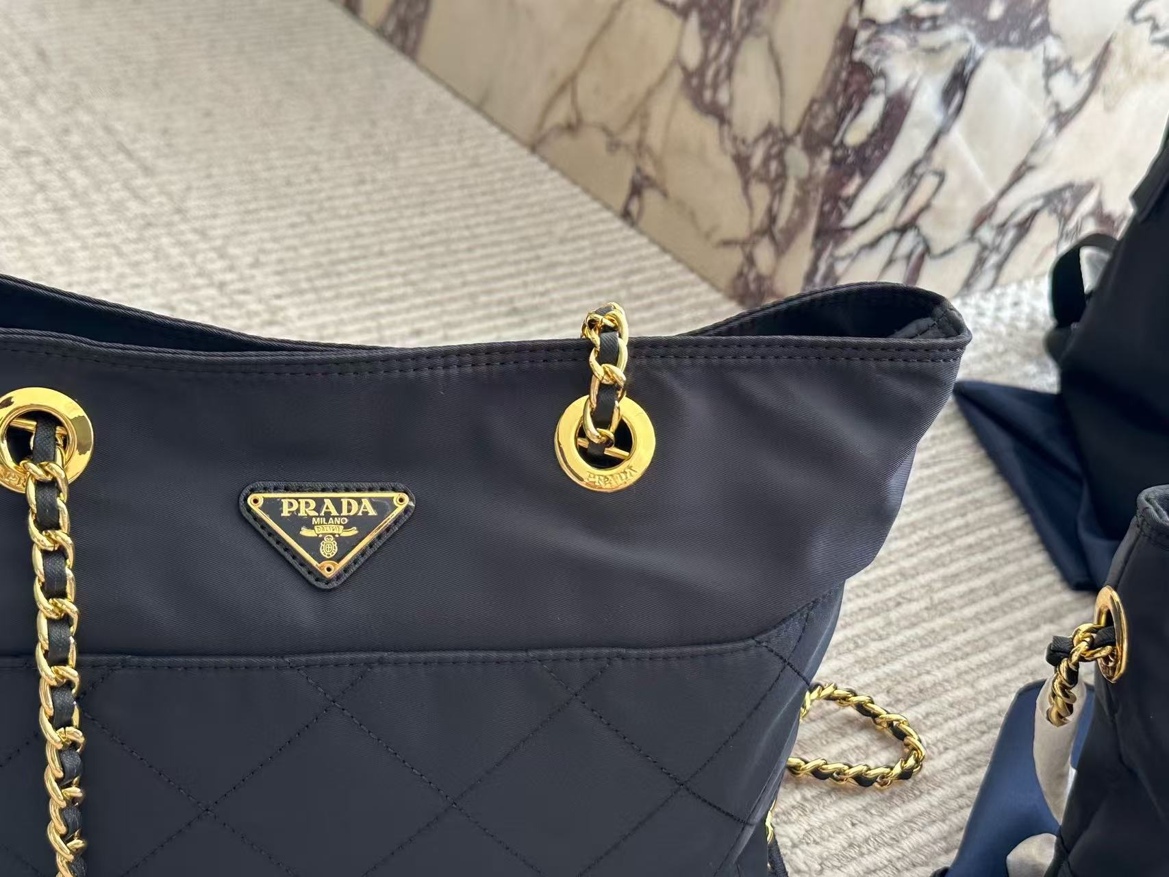 PR4DA ナイロンチェーンショッピングバッグ【50％割引+送料無料】