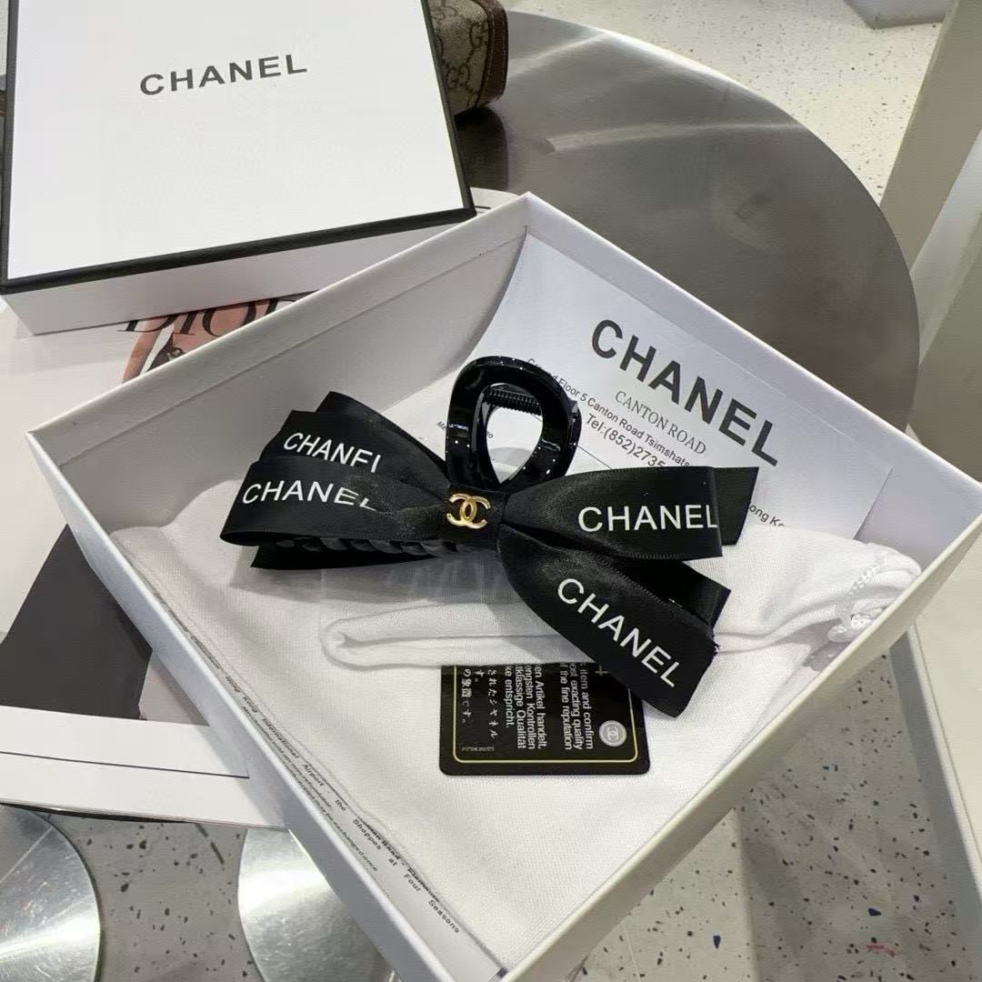 CHANE1リボンヘアクリップ【50％割引+送料無料】
