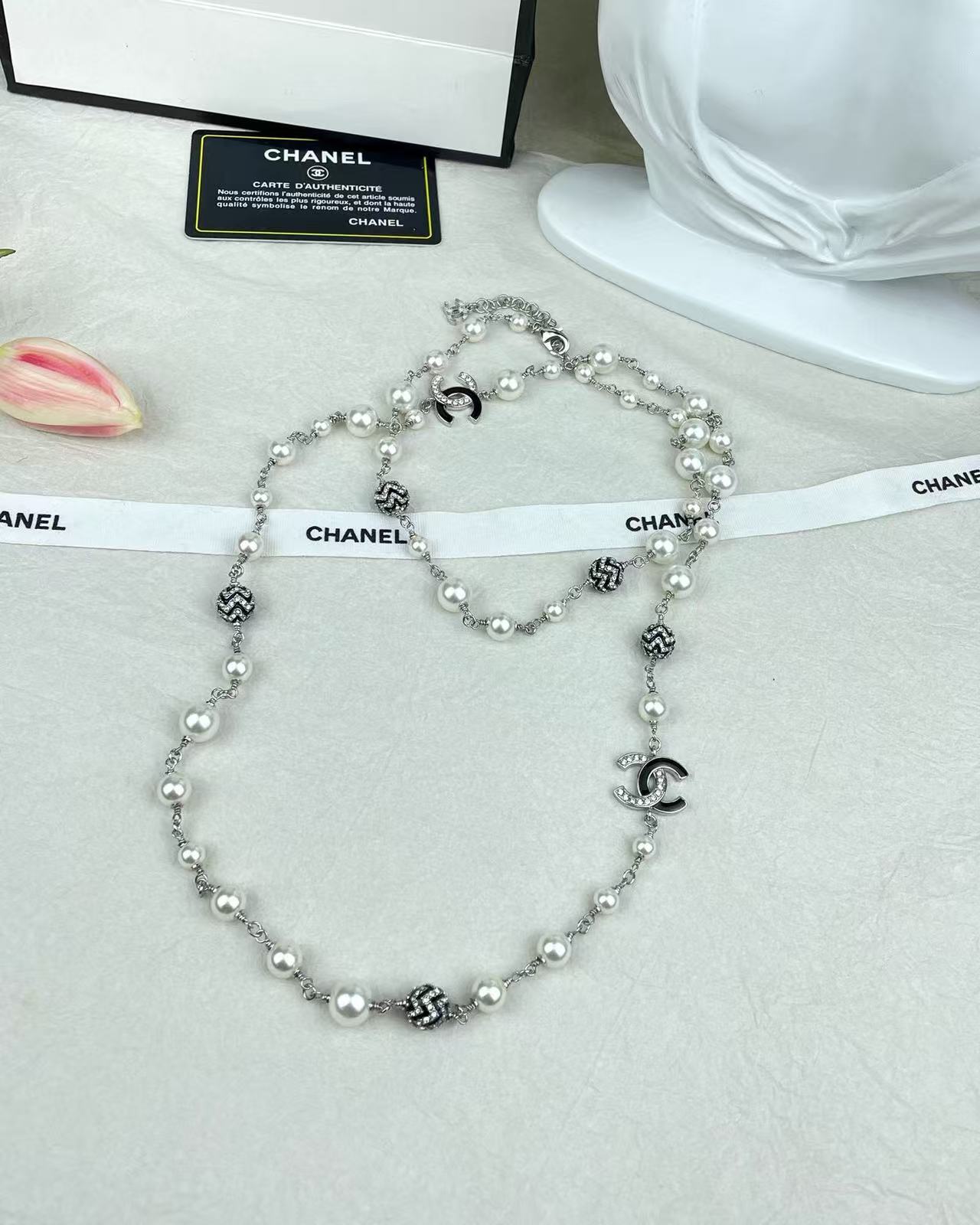 CHANE1 ラウンドラインストーンネックレス【50％割引+送料無料】