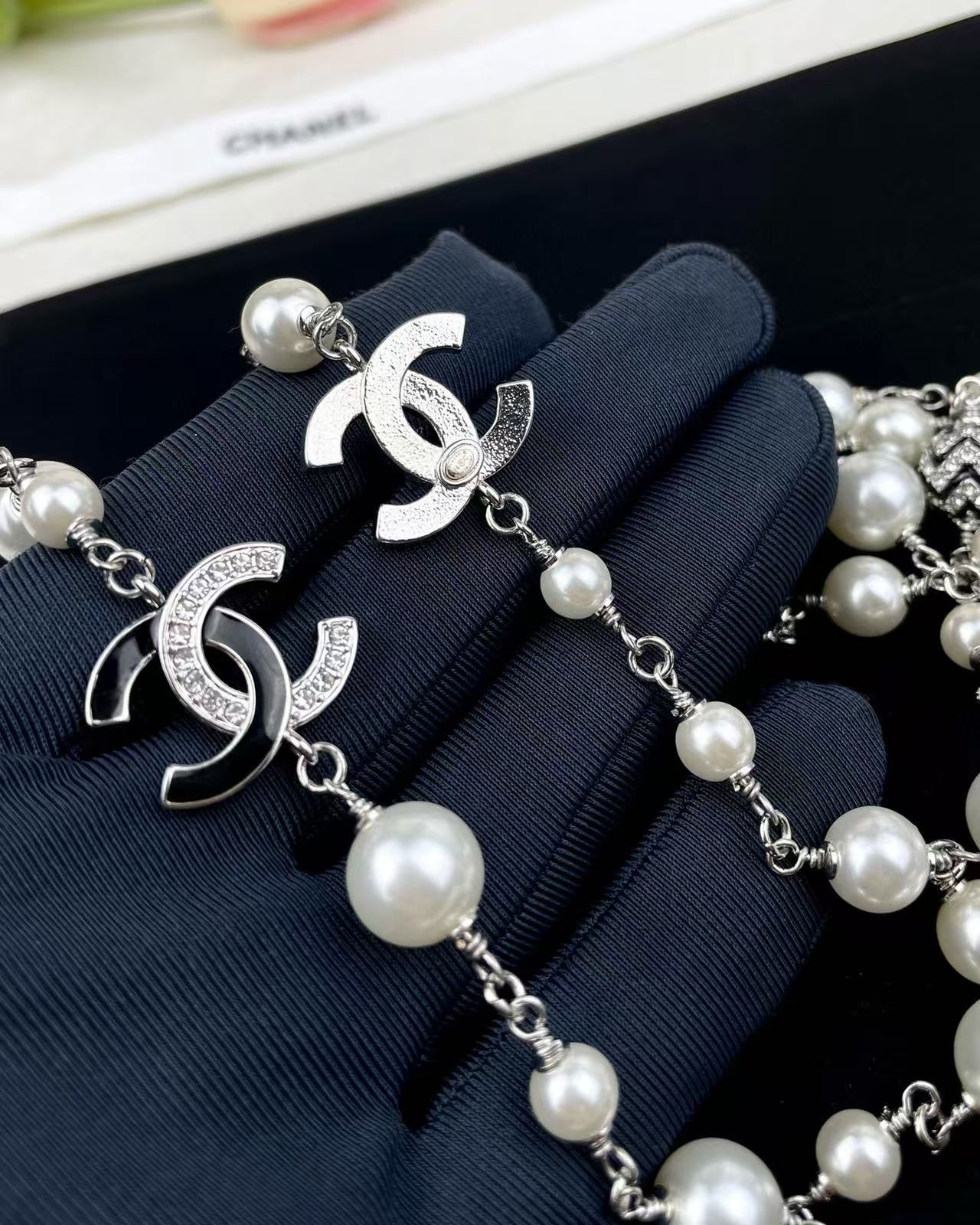 CHANE1 ラウンドラインストーンネックレス【50％割引+送料無料】