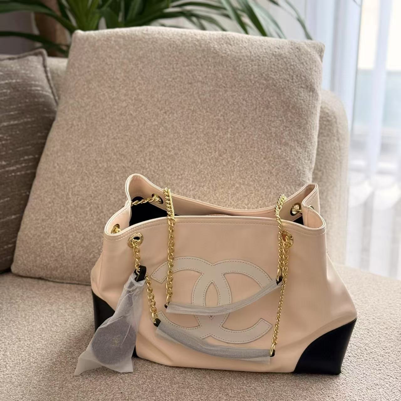 CHANE1 チェーンエアポートショッピングバッグ【50％割引+送料無料】