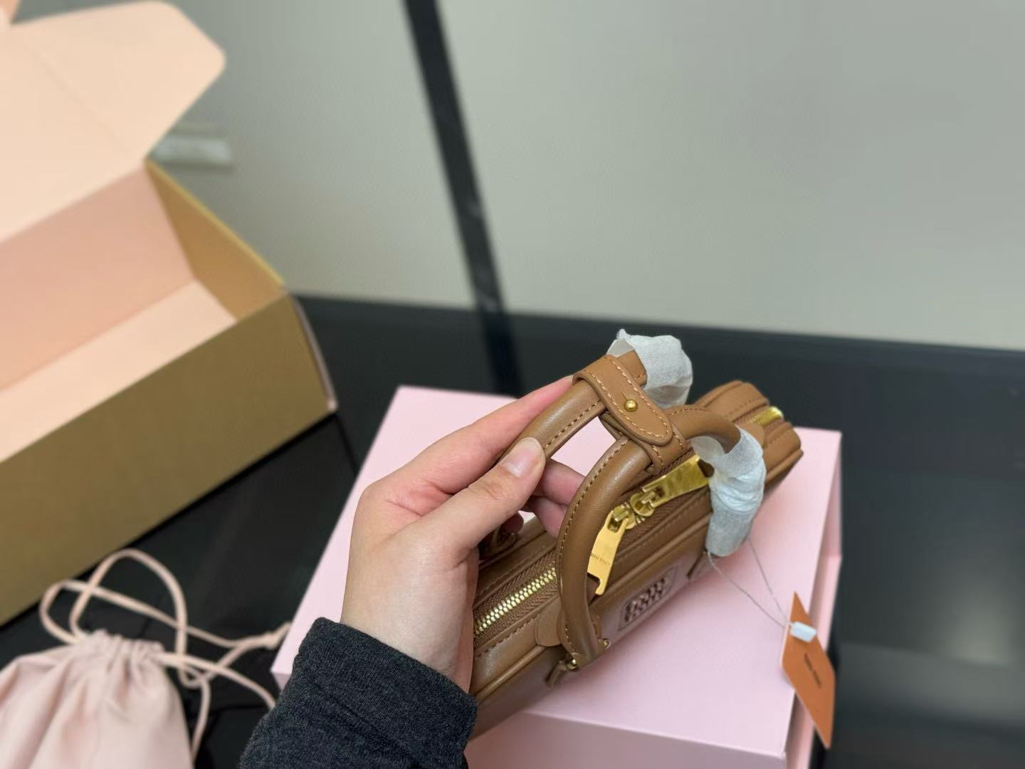 M1UM1U 牛革ボウリングバッグ【50％割引+送料無料】