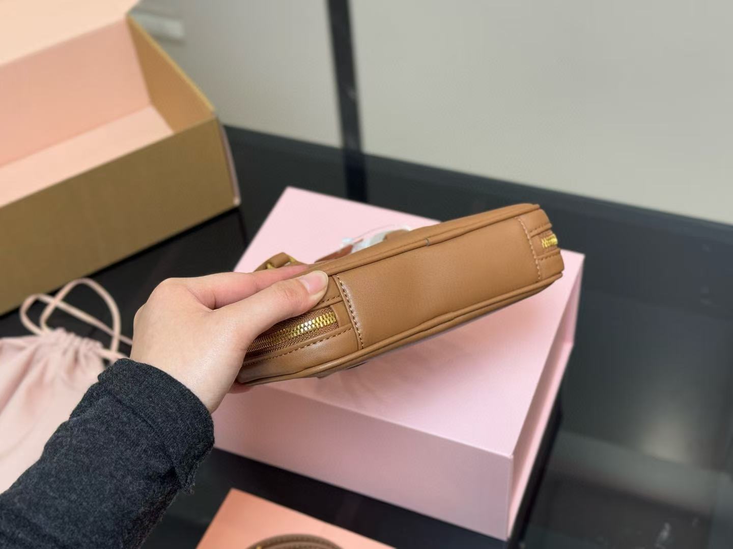 M1UM1U 牛革ボウリングバッグ【50％割引+送料無料】