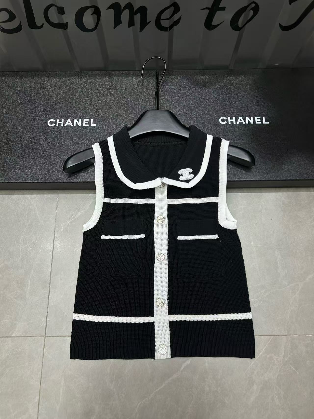 CHANE1 ラペルウールベスト【50％割引+送料無料】