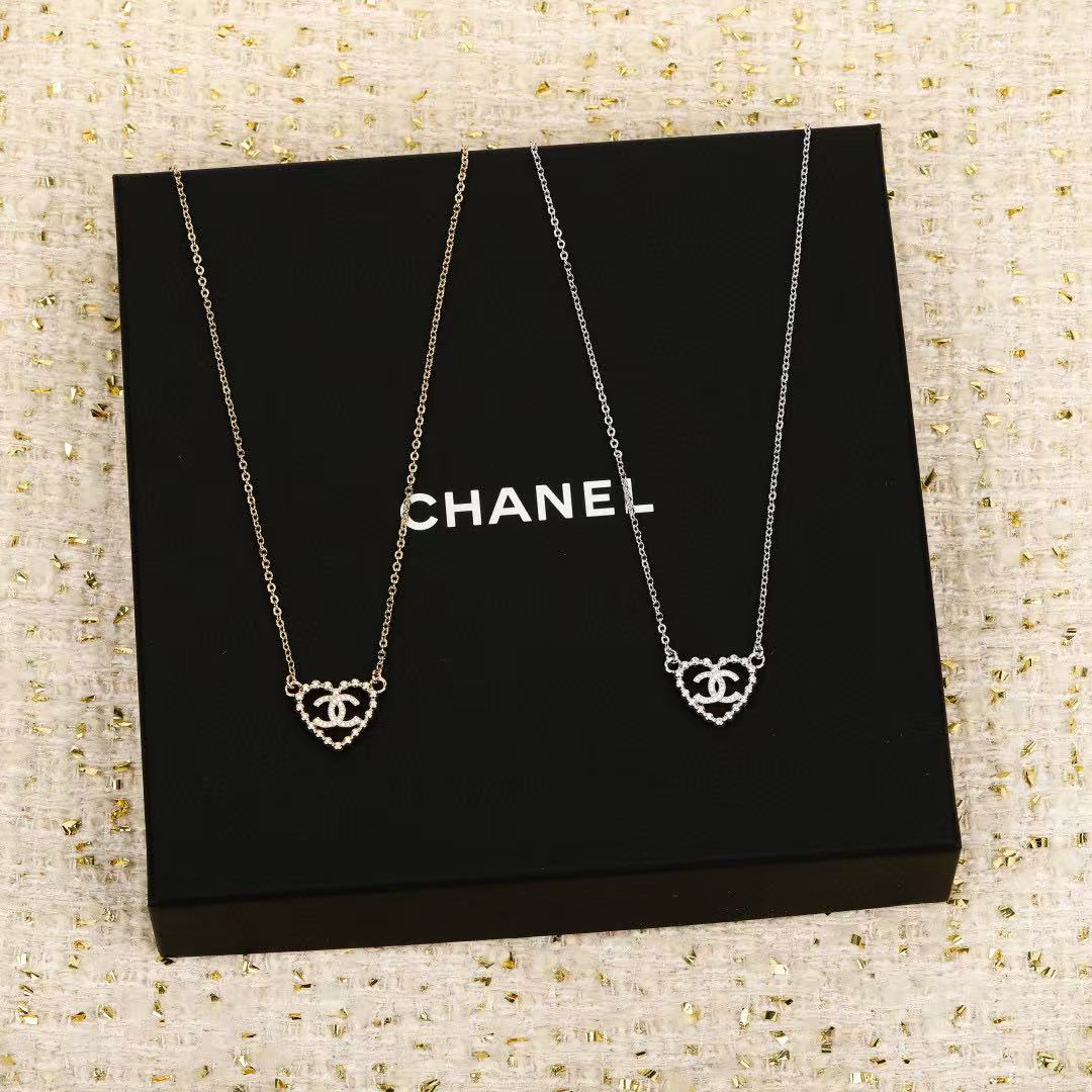CHANE1 ハートシェイプダイヤモンドネックレス【 50％割引+送料無料】