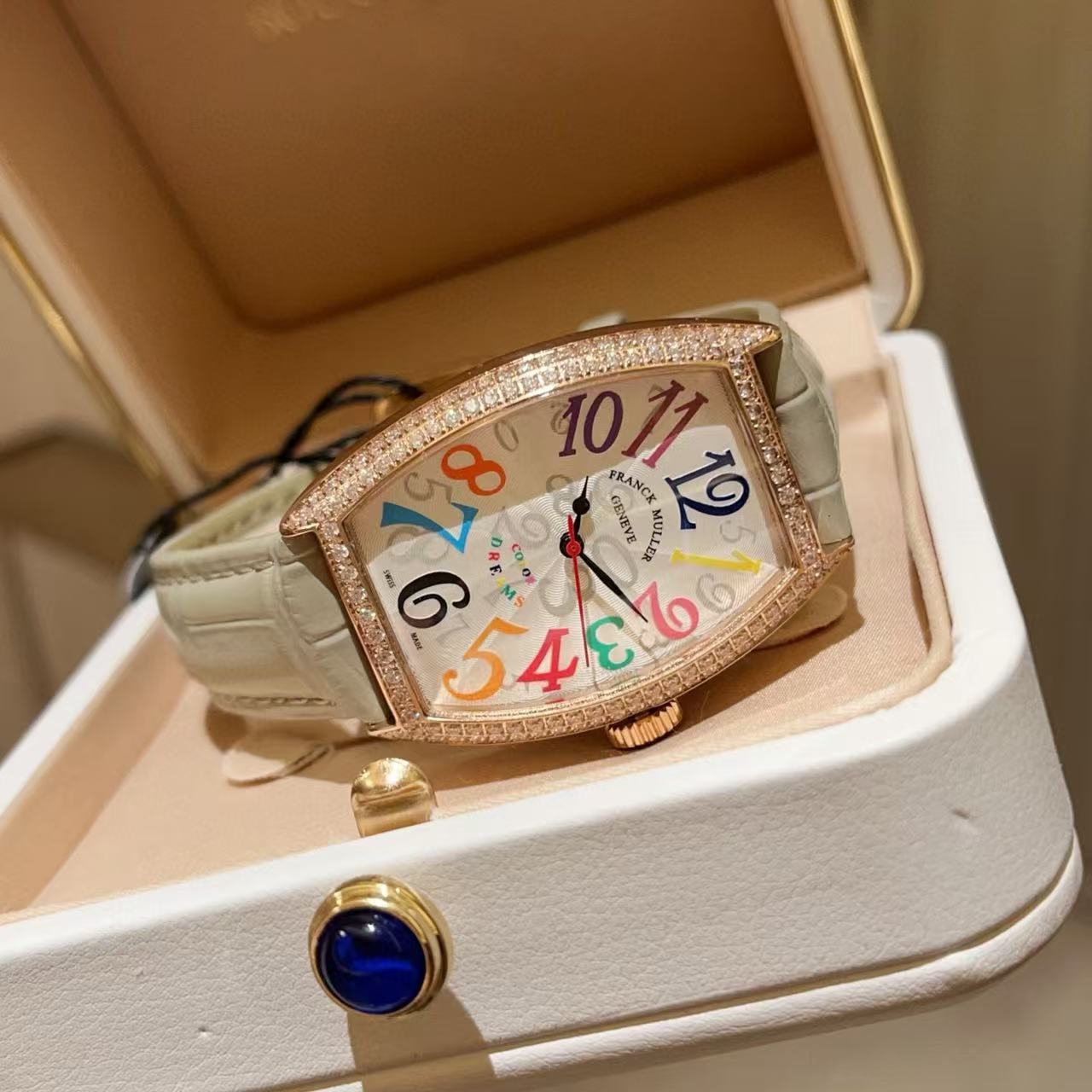 Frank Mul1erカラーデジタルダイヤモンドレディースウォッチ【50％割引+送料無料】