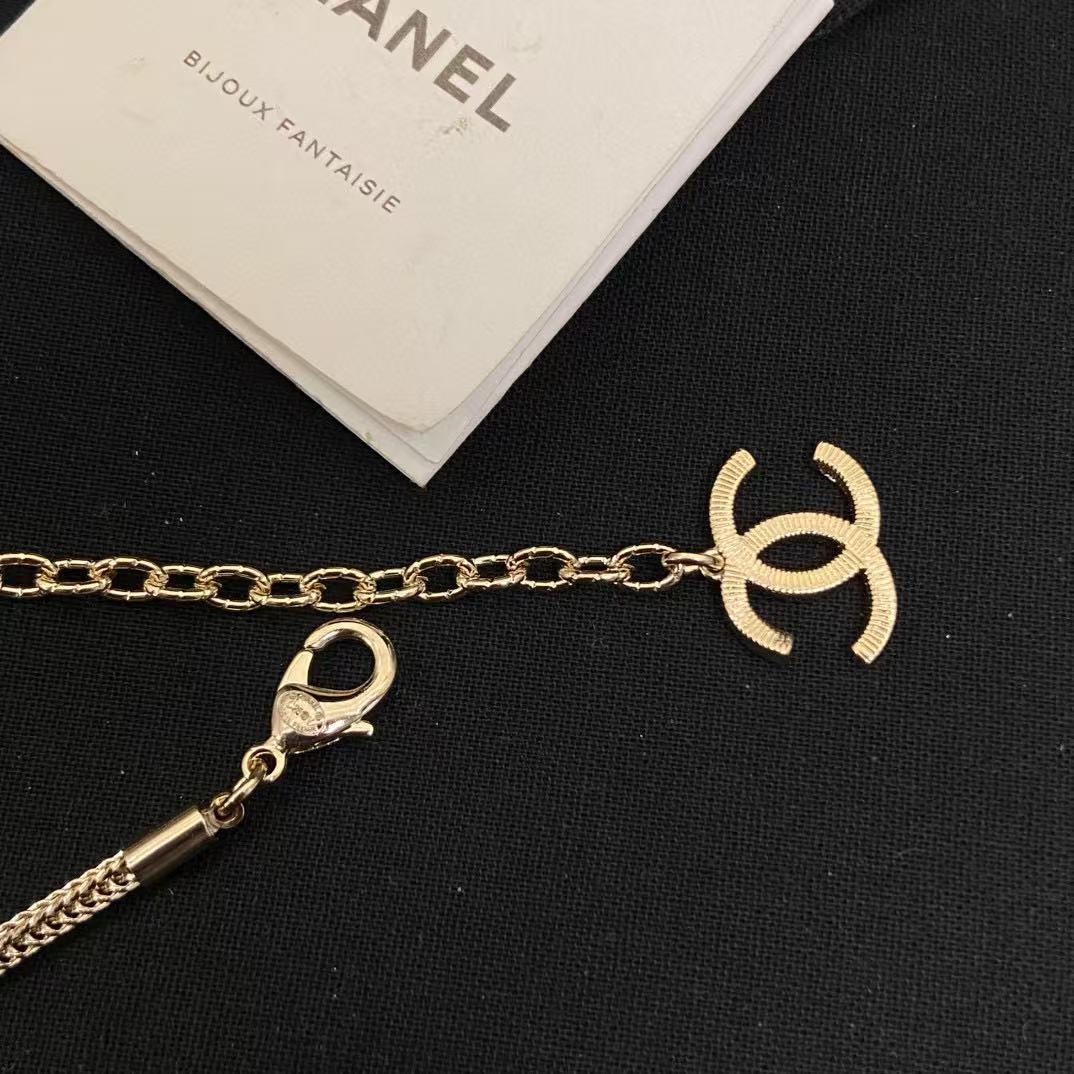 CHANE1 ダブルC スネークボーンネックレス【 50％割引+送料無料】