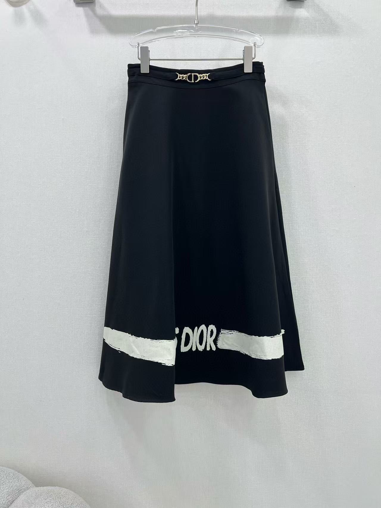 DI0R CDレタリングスカート【 50％割引+送料無料】