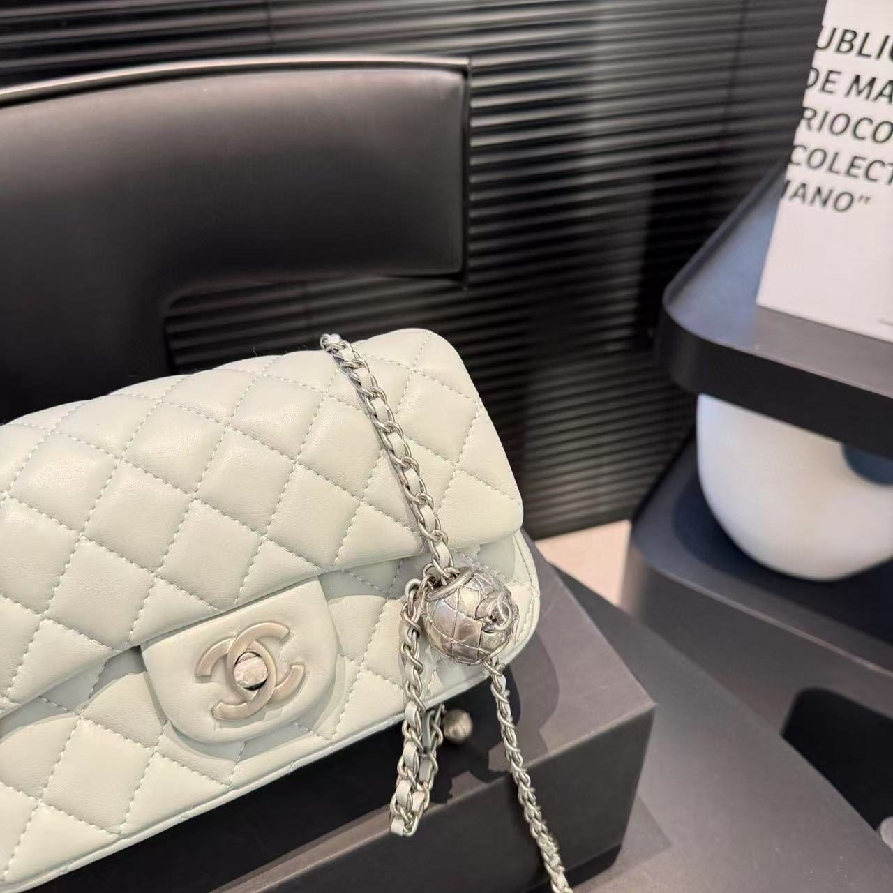 CHANE1 ボールチェーンショルダーバッグ【 50％割引+送料無料】