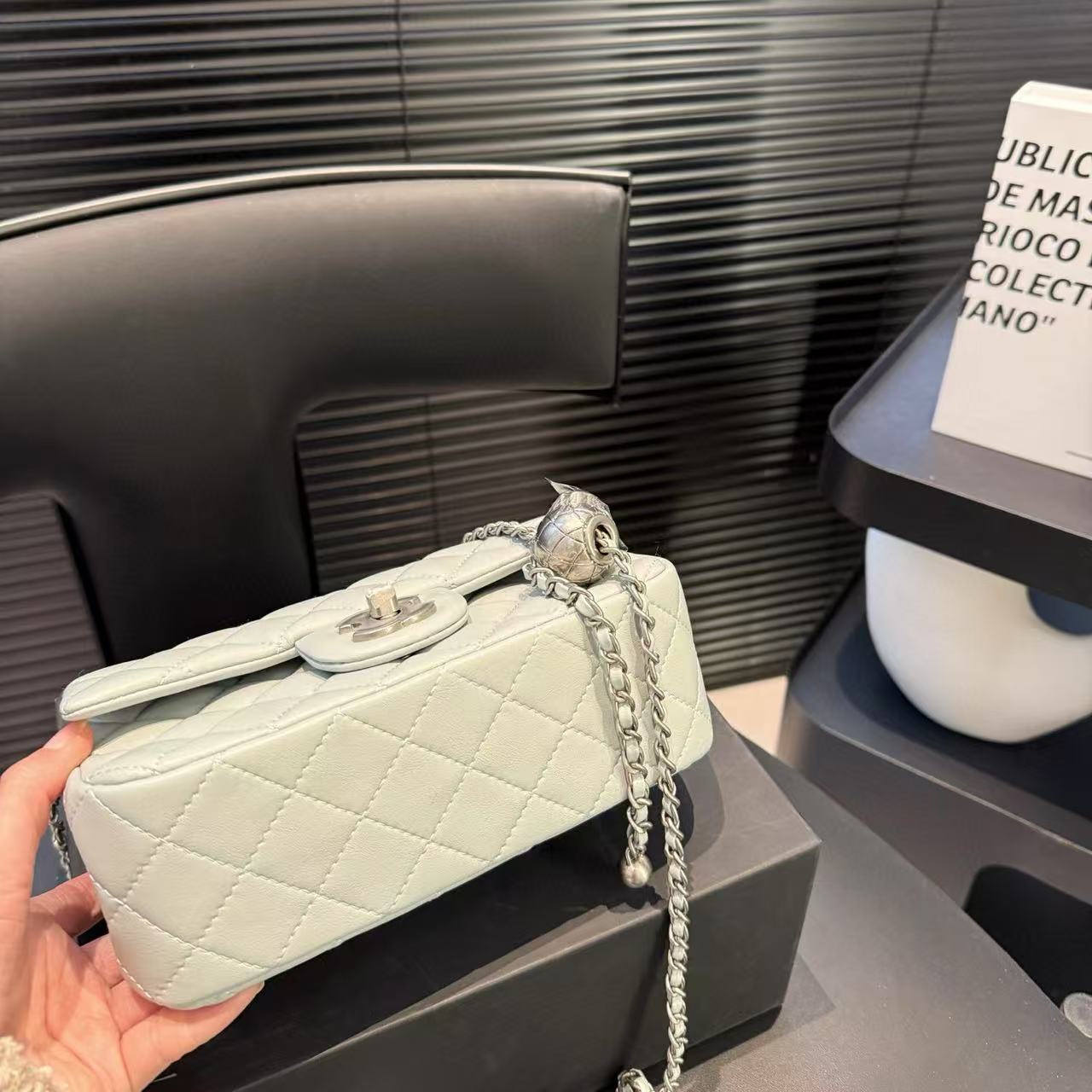 CHANE1 ボールチェーンショルダーバッグ【 50％割引+送料無料】