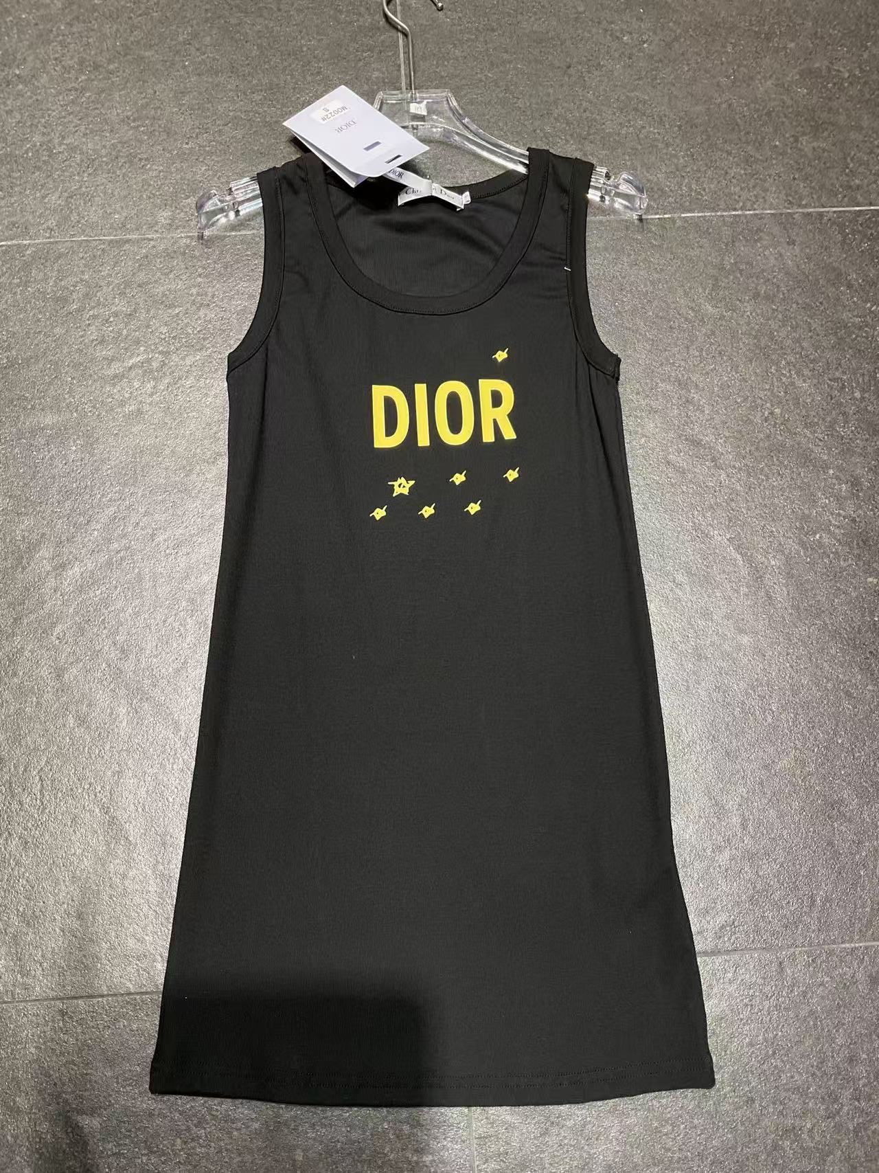 DI0R レタリングベストドレス【 50％割引+送料無料】