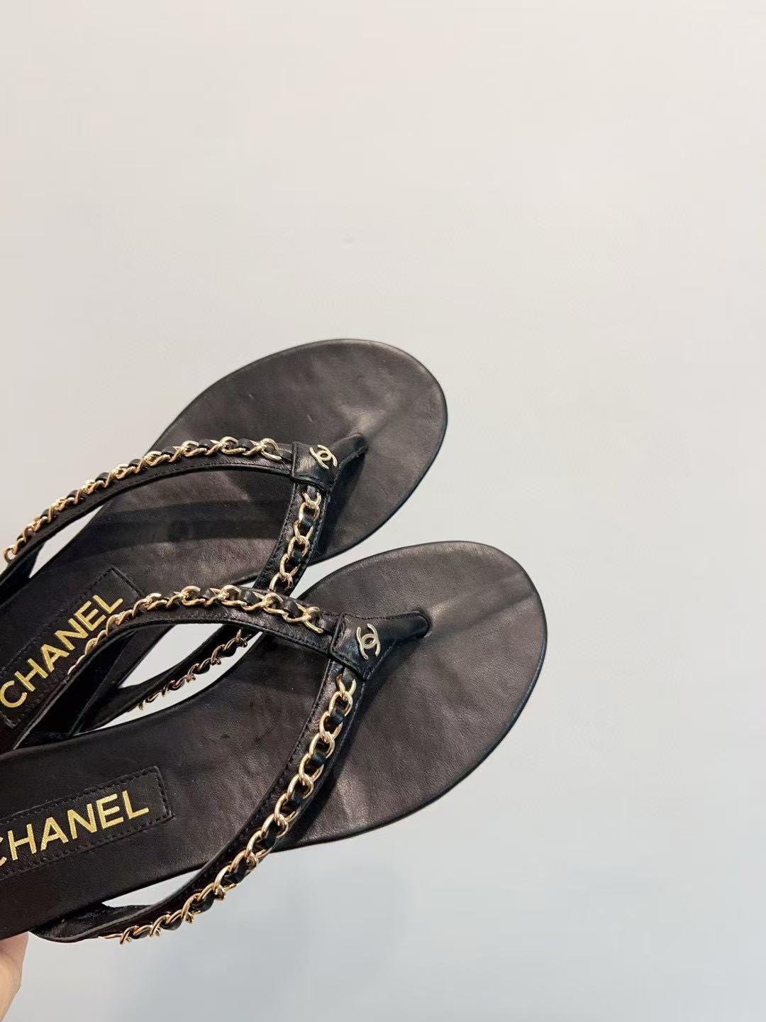 CHANE1 高品質チェーンビーチサンダル【50％割引+送料無料】