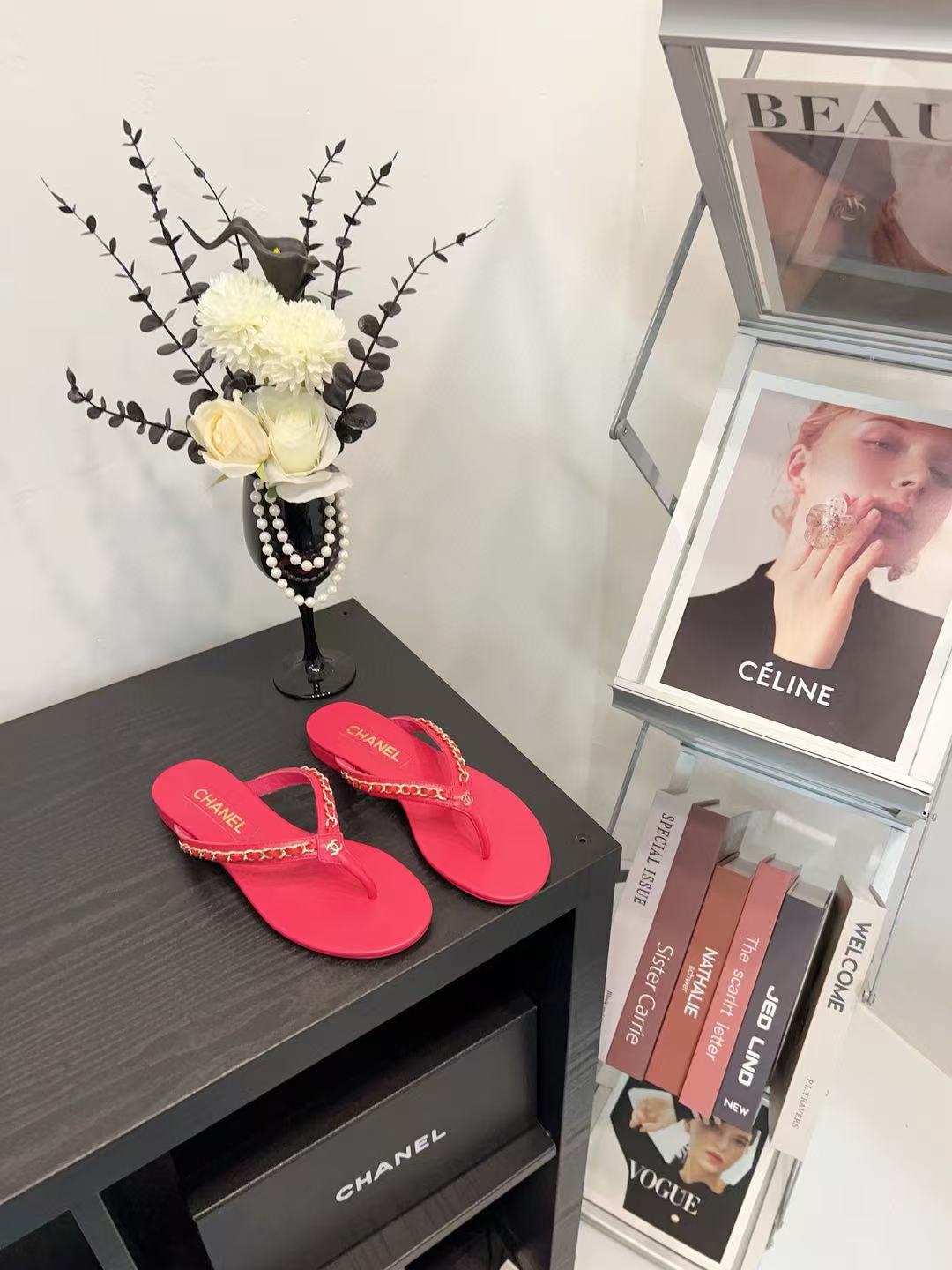 CHANE1 高品質チェーンビーチサンダル【50％割引+送料無料】