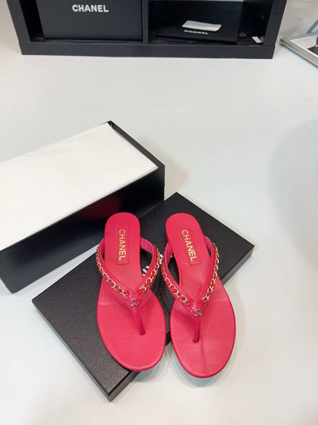 CHANE1 高品質チェーンビーチサンダル【50％割引+送料無料】