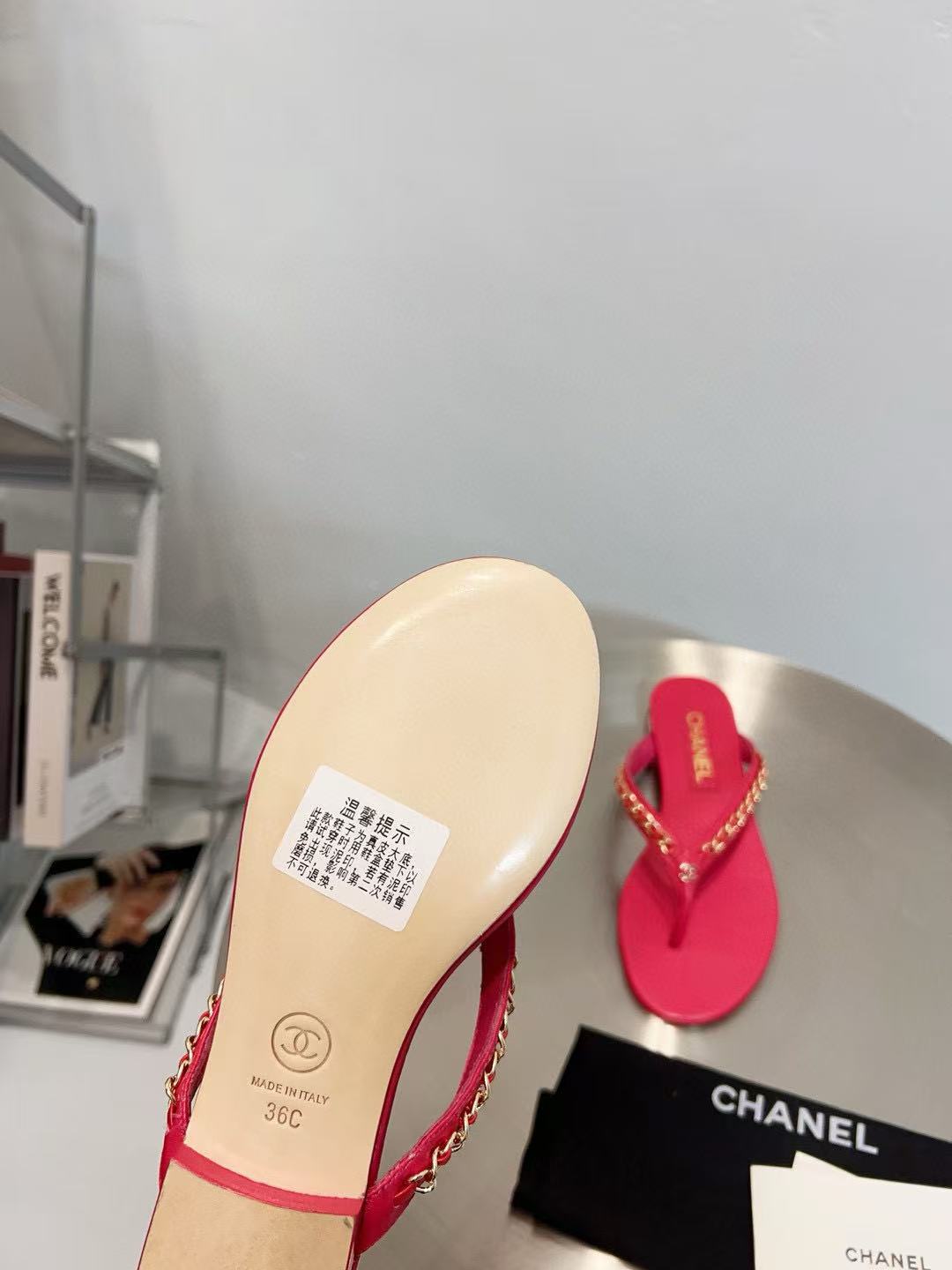 CHANE1 高品質チェーンビーチサンダル【50％割引+送料無料】