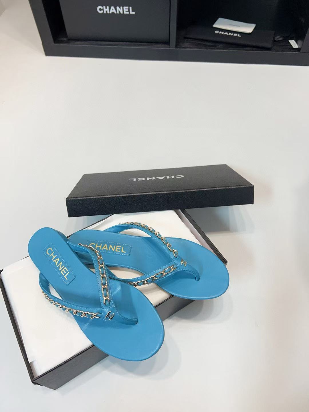 CHANE1 高品質チェーンビーチサンダル【50％割引+送料無料】