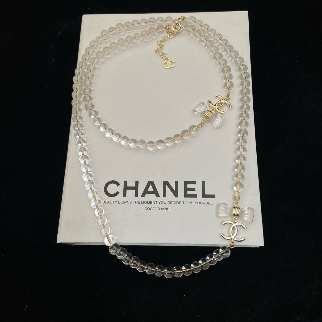 CHANE1 ボウガラスセーターネックレス【 50％割引+送料無料】