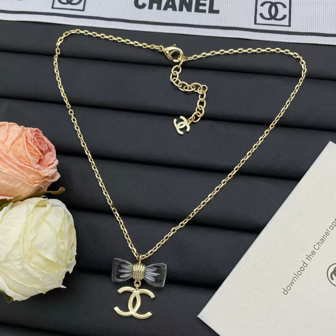 CHANE1 ボウダブルCネックレス【 50％割引+送料無料】